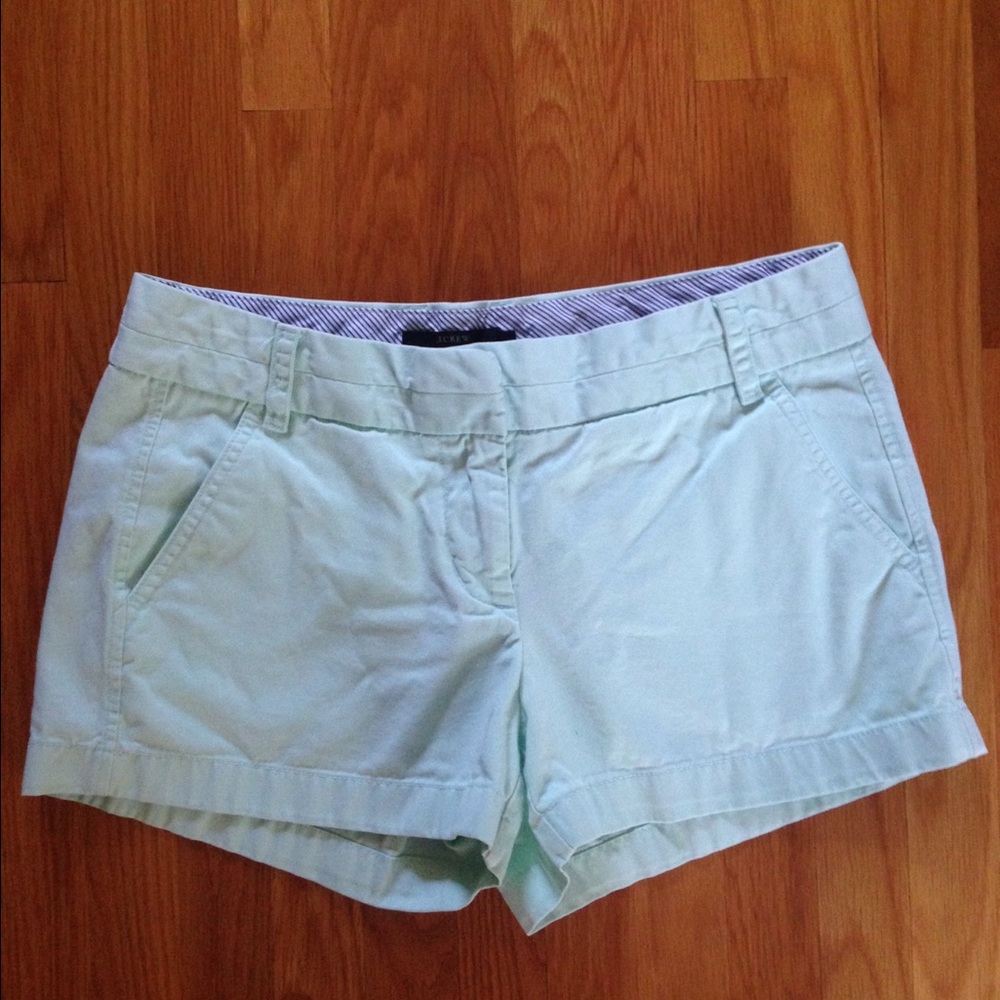 J. CREW Turquoise Chino Shorte